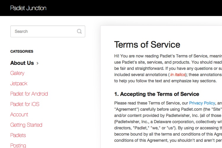 Terms of Service