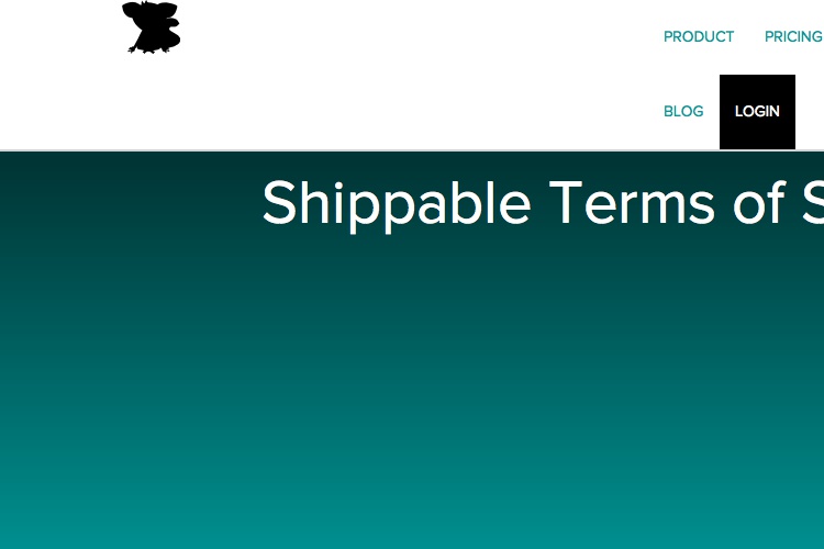 Screenshot of Shippable TOS